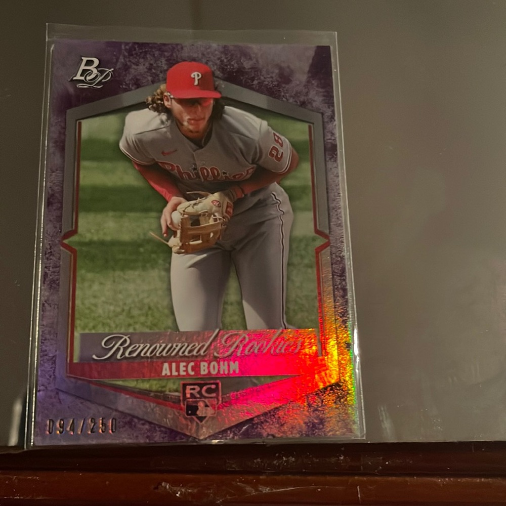 2021 Topps bowman platinum Alec Bohm RC #094/250